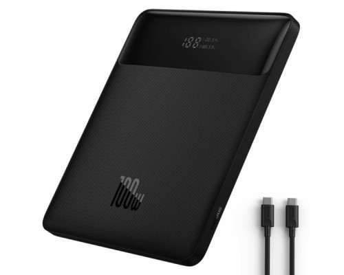 Зовнішній акумулятор Baseus Blade High Power Digital Display Quick Charge Power Bank 20000mAh 100W Black (PPBL000201)
