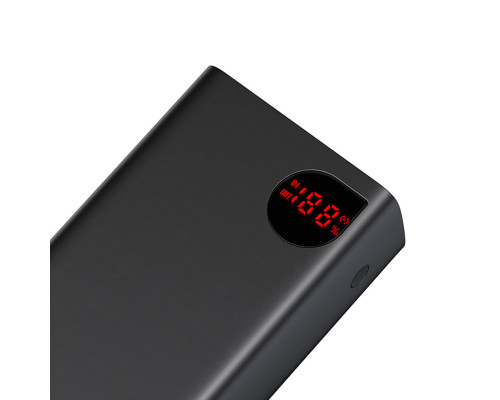 Зовнішній акумулятор Baseus Adaman Digital Display Fast Charge Power Bank 40000mAh 22.5W Black (PPAD020101)