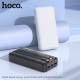 Зовнішній акумулятор HOCO J118A Speed energy power bank with cable(20000mAh) Black (6942007608060)