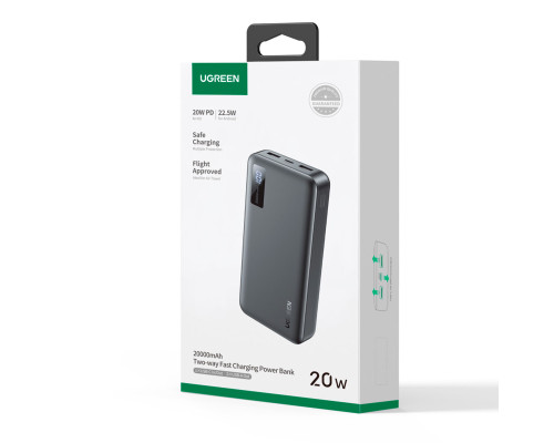 Зовнішній акумулятор UGREEN PB312 20000mAh PD 20W (UGR-25683)