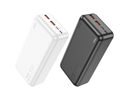Зовнішній акумулятор HOCO J101B Astute 22.5W fully compatible power bank(30000mAh) White (6931474782526)