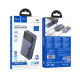 Зовнішній акумулятор HOCO Q40 Leader PD65W power bank with digital display dark (25000mAh) Metal Gray (6942007648073)