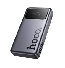 Зовнішній акумулятор HOCO Q40 Leader PD65W power bank with digital display dark (25000mAh) Metal Gray (6942007648073)