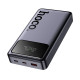 Зовнішній акумулятор HOCO Q40 Leader PD65W power bank with digital display dark (25000mAh) Metal Gray (6942007648073)