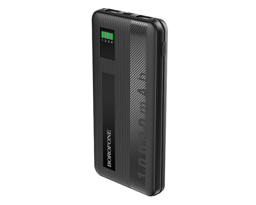 Зовнішній акумулятор BOROFONE BT32 Precious, mobile power bank, 10000mAh 2A Black (BT32B)