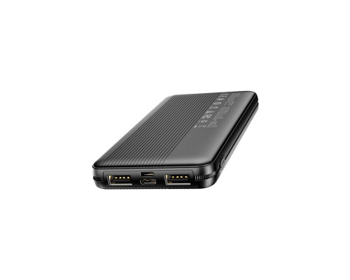 Зовнішній акумулятор BOROFONE BT32 Precious, mobile power bank, 10000mAh 2A Black (BT32B)