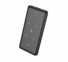 Зовнішній акумулятор HOCO J50 Surf wireless charging mobile power bank(10000mAh) Black (6931474717924)