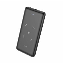 Зовнішній акумулятор HOCO J50 Surf wireless charging mobile power bank(10000mAh) Black (6931474717924)