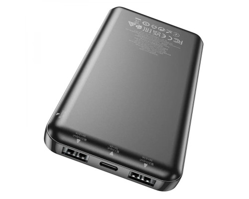 Зовнішній акумулятор HOCO J100 High-ranking power bank(10000mAh) Black (6931474783561)