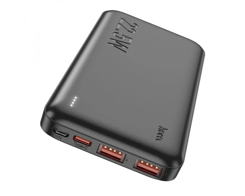 Зовнішній акумулятор HOCO J101 Astute 22.5W fully compatible power bank(10000mAh) Black (6931474782472)