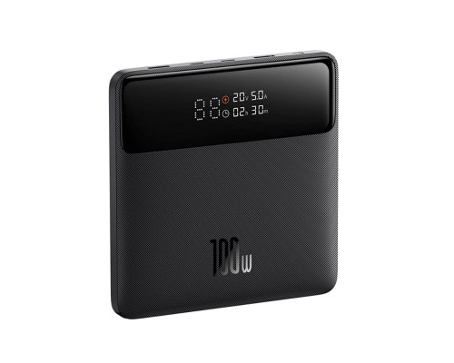 Зовнішній акумулятор Baseus Blade Power Digital Display Fast Charging Power Bank HD Edition 20000mAh 100W Black (PPBL000301)