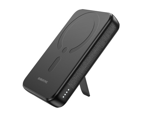 Зовнішній акумулятор BOROFONE BJ47 Quick PD20W magnetic wireless fast charging power bank(10000mAh) Black (6941991109683)