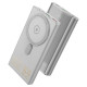 Зовнішній акумулятор HOCO Q22 Taurus 22.5W+PD20W magnetic fully compatible power bank with digital display(10000mAh) Gray (6942007612142)