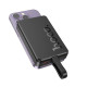 Зовнішній акумулятор HOCO Q24 Elegant 22.5W+PD20W fully compatible power bank with cable and magnetic fast charging(10000mAh) Black (6942007623438)