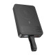 Зовнішній акумулятор HOCO Q24 Elegant 22.5W+PD20W fully compatible power bank with cable and magnetic fast charging(10000mAh) Black (6942007623438)