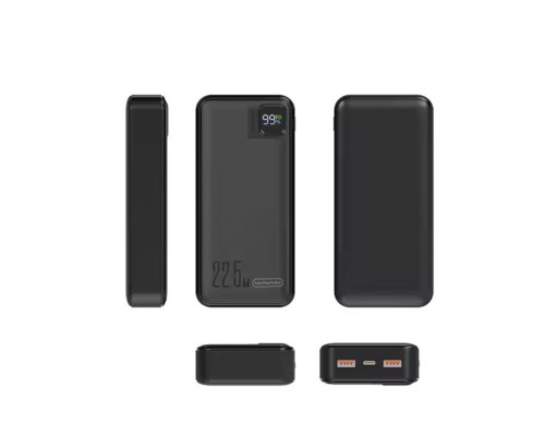 Зовнішній акумулятор WUW Y138 （PD22.5W quick charge) 20000mAh Black (Y138)