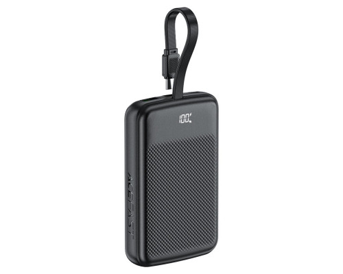 Зовнішній акумулятор ACEFAST M13 PD22.5W power bank with cable 10000mAh Black (6974316283959)