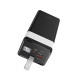 Зовнішній акумулятор HOCO J86 Powermaster 22.5W fully compatible power bank(40000mAh) Black (6931474759214)
