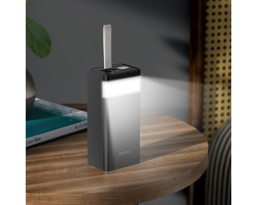 Зовнішній акумулятор HOCO J86 Powermaster 22.5W fully compatible power bank(40000mAh) Black (6931474759214)