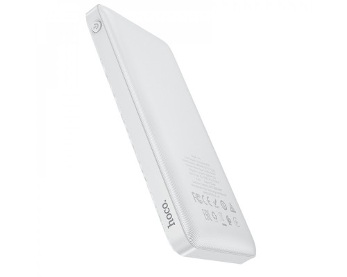 Зовнішній акумулятор HOCO J72 Easy travel power bank(10000mAh) White (6931474738387)