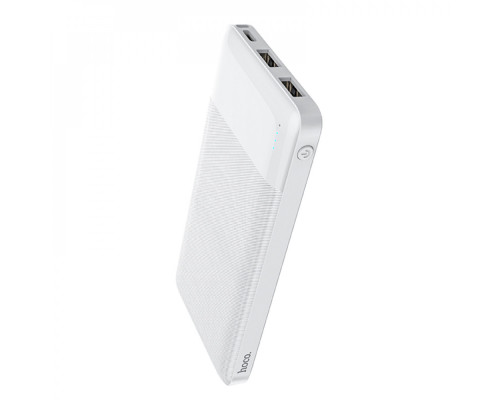 Зовнішній акумулятор HOCO J72 Easy travel power bank(10000mAh) White (6931474738387)