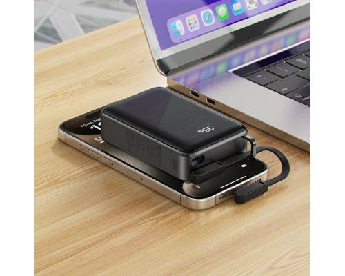 Зовнішній акумулятор ACEFAST M4 PD67W power bank 20000mAh Black (AFM4B)