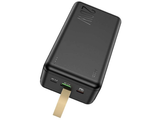 Зовнішній акумулятор HOCO J87B Tacker PD20W+QC3.0 power bank(30000mAh) Black (6931474779151)