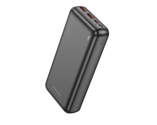 Зовнішній акумулятор BOROFONE BJ38A Power 22.5W+PD20W fully compatible power bank(20000mAh) Black (6941991105586)