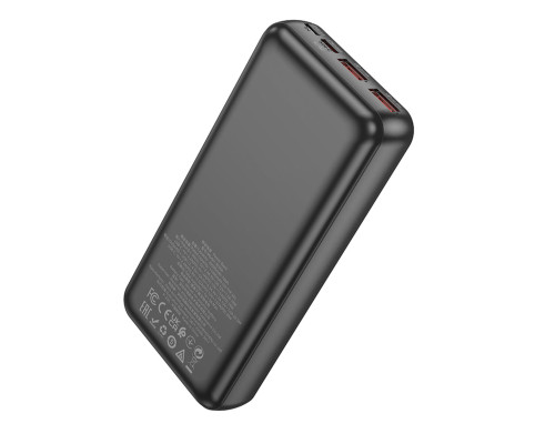 Зовнішній акумулятор BOROFONE BJ38A Power 22.5W+PD20W fully compatible power bank(20000mAh) Black (6941991105586)