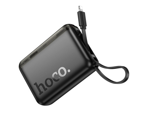 Зовнішній акумулятор HOCO J139 Hero 22.5W+PD20W fully compatible power bank(iP)(10000mAh) Black (6942007636469)