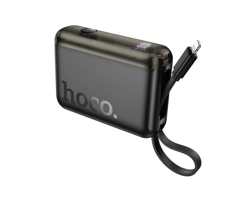 Зовнішній акумулятор HOCO J139 Hero 22.5W+PD20W fully compatible power bank(iP)(10000mAh) Black (6942007636469)