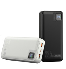 Зовнішній акумулятор WUW Y138 （PD22.5W quick charge) 20000mAh White (Y138W)