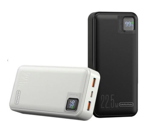 Зовнішній акумулятор WUW Y138 （PD22.5W quick charge) 20000mAh White (Y138W)