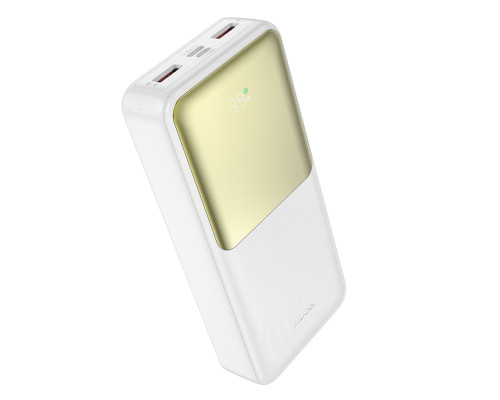 Зовнішній акумулятор HOCO J136A Sirui 22.5W+PD20W fully compatible power bank (20000mAh) White (6942007634847)