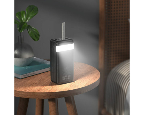 Зовнішній акумулятор HOCO J86B Electric 22.5W fully compatible power bank(60000mAh) Black (6931474771742)
