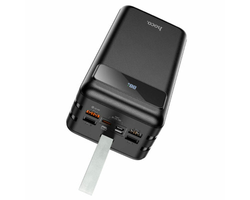 Зовнішній акумулятор HOCO J86B Electric 22.5W fully compatible power bank(60000mAh) Black (6931474771742)