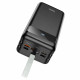 Зовнішній акумулятор HOCO J86B Electric 22.5W fully compatible power bank(60000mAh) Black (6931474771742)