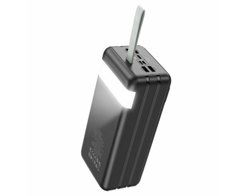 Зовнішній акумулятор HOCO J86B Electric 22.5W fully compatible power bank(60000mAh) Black (6931474771742)
