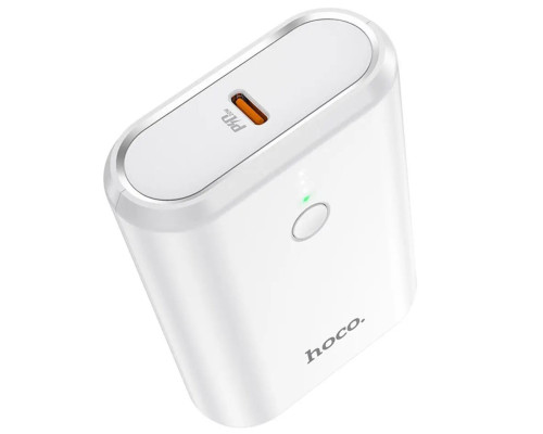 Зовнішній акумулятор HOCO Q3 Mayflower PD20W+QC3.0 power bank(10000mAh) White (6931474742902)