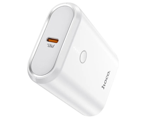 Зовнішній акумулятор HOCO Q3 Mayflower PD20W+QC3.0 power bank(10000mAh) White (6931474742902)