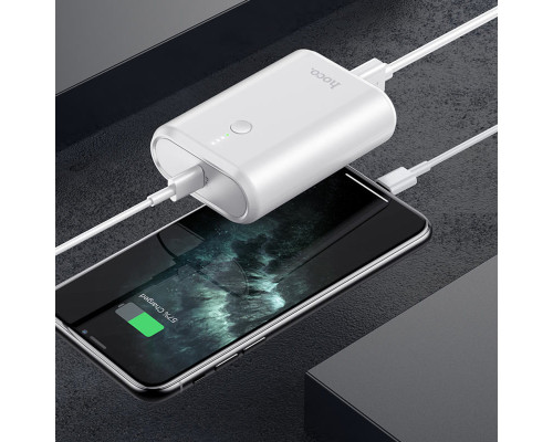 Зовнішній акумулятор HOCO Q3 Mayflower PD20W+QC3.0 power bank(10000mAh) White (6931474742902)