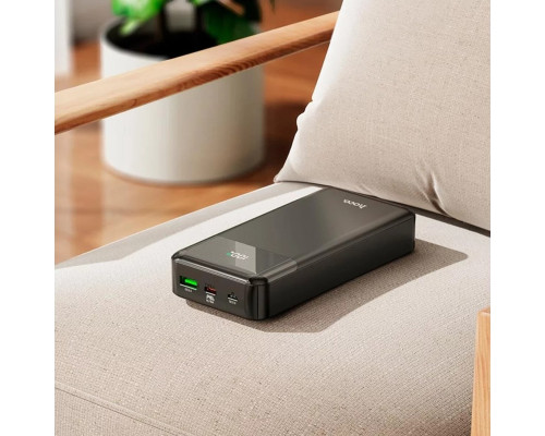 Зовнішній акумулятор HOCO J102A Cool figure PD20W+QC3.0 power bank(20000mAh) Black (6931474783622)