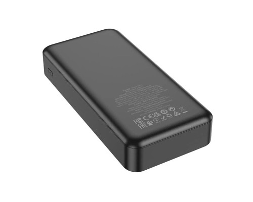 Зовнішній акумулятор HOCO J102A Cool figure PD20W+QC3.0 power bank(20000mAh) Black (6931474783622)
