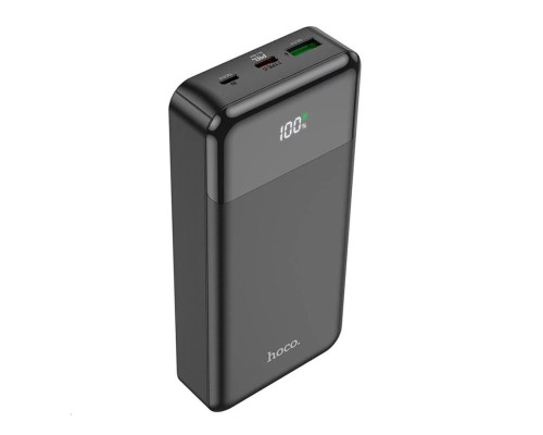 Зовнішній акумулятор HOCO J102A Cool figure PD20W+QC3.0 power bank(20000mAh) Black (6931474783622)