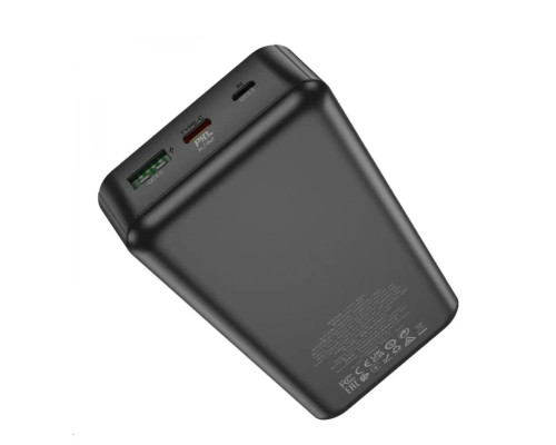 Зовнішній акумулятор HOCO J102A Cool figure PD20W+QC3.0 power bank(20000mAh) Black (6931474783622)
