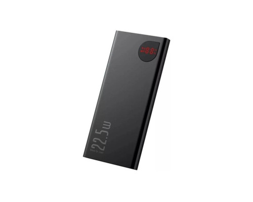 Зовнішній акумулятор Baseus Adaman Metal Digital Display Quick Charge Power Bank 10000mAh 22.5W Black (PPAD070001)