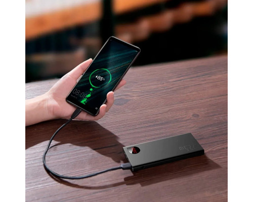Зовнішній акумулятор Baseus Adaman Metal Digital Display Quick Charge Power Bank 10000mAh 22.5W Black (PPAD070001)