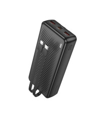 Зовнішній акумулятор BOROFONE BJ57A Graceful 22.5W+PD20W fully compatible power bank with cable (20000mAh) Black (6941991111860)