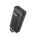 Зовнішній акумулятор BOROFONE BJ57A Graceful 22.5W+PD20W fully compatible power bank with cable (20000mAh) Black (6941991111860)