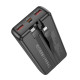 Зовнішній акумулятор BOROFONE BJ57A Graceful 22.5W+PD20W fully compatible power bank with cable (20000mAh) Black (6941991111860)